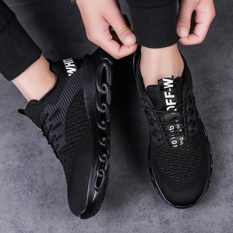 

2020 New Fashion Men Casual Shoes Designer Mens Lace Up Sports Running Lightweight Breathable Gym Fitness Jogging Walking Comfort Sneakers, Brown