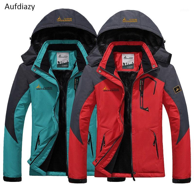 

Aufdiazy Women Winter Thick Fleece Waterproof Windproof Jacket Red Outdoor Sport Warm Coat Hiking Female Jackets JW0141, Wine red