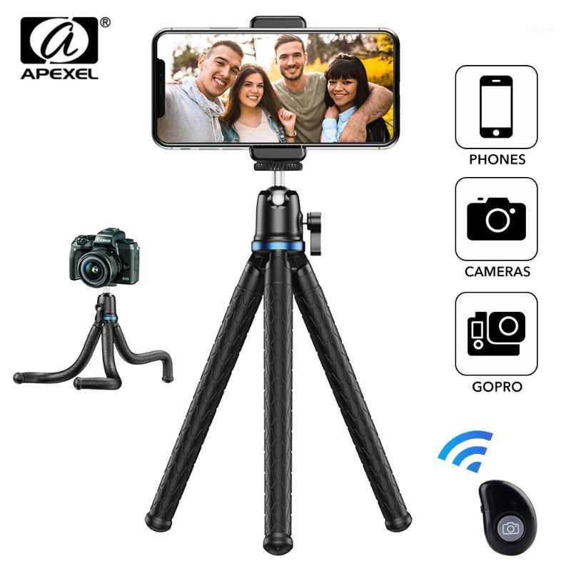 

APEXEL Phone Selfie Stick Tripod Extendable Flexible Octopus 360 Rotation Vertical Shooting tripod Holder for Sony Nikon1