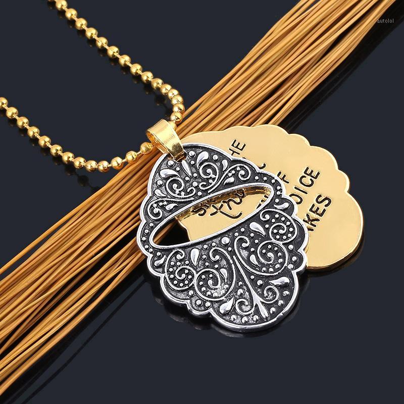 

MIDY Golden Christian Bible Truth Letter Necklaces Special Design Double Pendant Choker Unisex Sweater Chain Jewelry Gift1