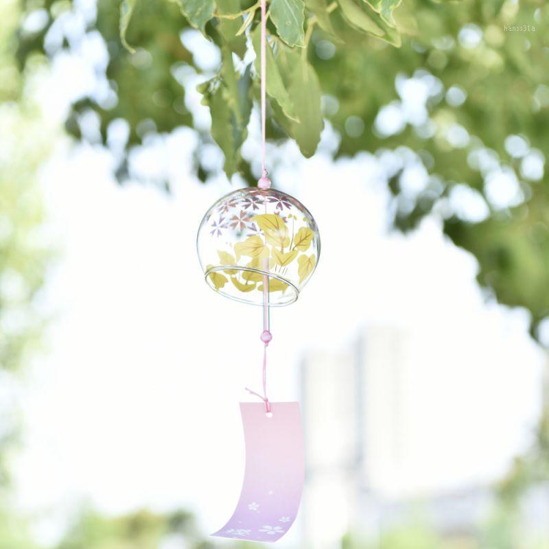 

Wind Bells Handmade Glass Birthday Gift Christmas Gift Home Decors Wind Chimes Japanese Style Patterns1