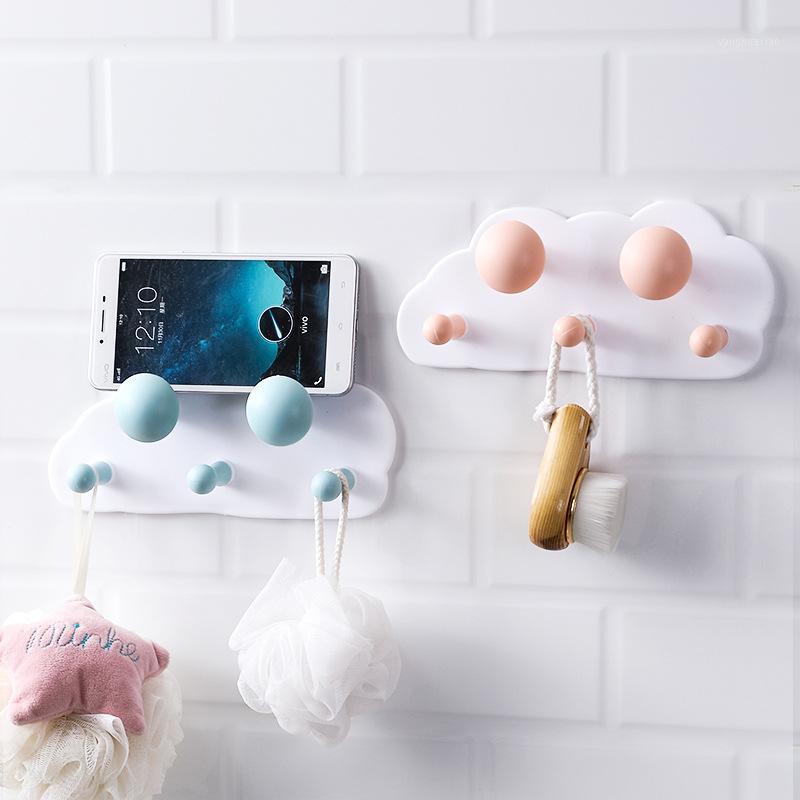 

Cloud-Shaped Wall Mount Key Holder Bathroom Decorative Stainless Steel Hanger Keys Hanger Home Decor Hooks1