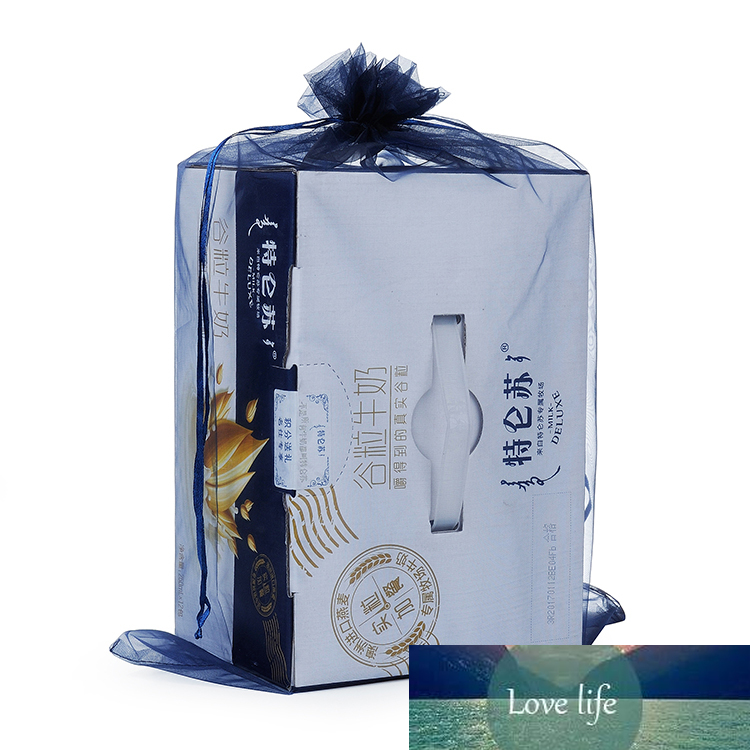 

Custom Printed 35x50cm 50pcs/Lot Navy Color Jewelry Packaging Large Drawstring Organza Bags