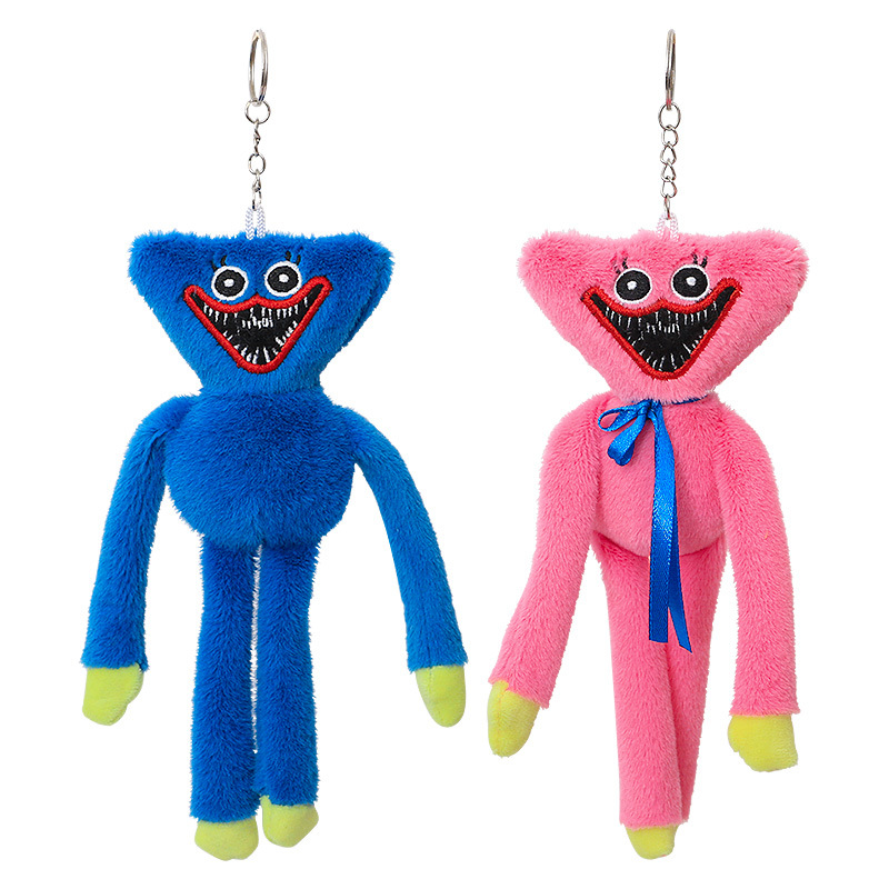 

Huggy Wuggy Plush Toys Keychain Ring Horror Game Poppy Playtime Key Chain Birthday Gifts Fashion Bag Charm Bobby Sausage Strange Doll Pendant Keyring Accessories