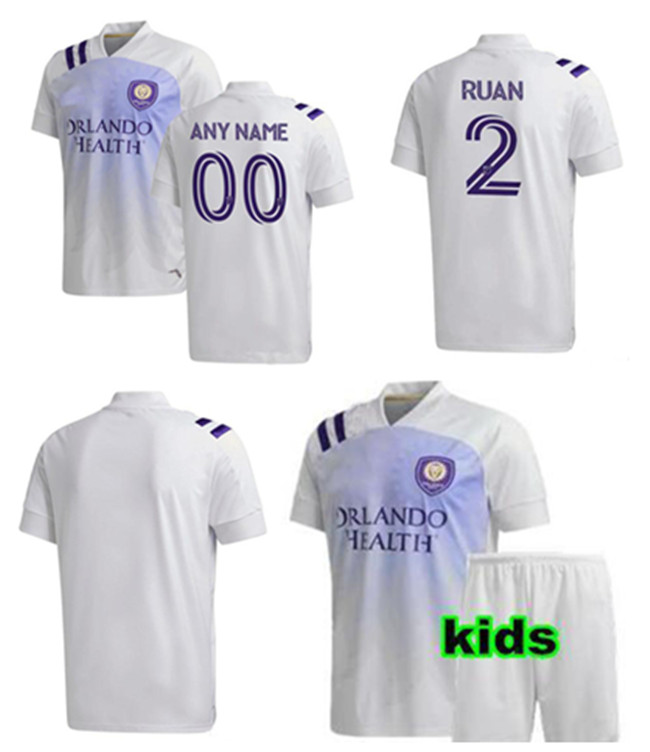 

2020 2021 Orlando City Soccer Jersey home MUELLER football shirt uniforms COLMAN maillot de foot 20 21 Adult+Kids Football Shirt, Blue