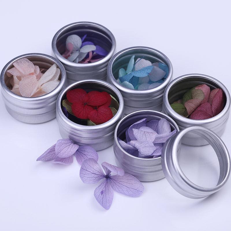 

18 Patterns Dried Flowers Nail Decoration 1 Box Color Mixed Natural Dry Flower Nail Stickers DIY Art Decoration Accessories