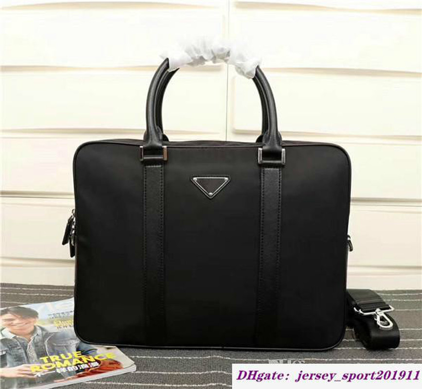 

vannogg Global free shipping classic luxury bag Canvas men's shoulder bag briefcase the highest quality handbag 0871 size 36cm 28cm 8cm, Invoice