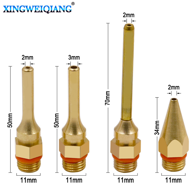 

Hot Melt Glue Gun Copper Nozzle Glue Gun Lengthen Mouth Accessories Dspensing Head Tsui re rong qiang Head Mouth Hot Melt M