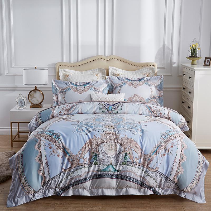 

Nordic Style Bedding Set Duvet Cover Pillowcase Flat Bed Sheet Sets Luxury Living Room Bed Linen Home Textile  King Size