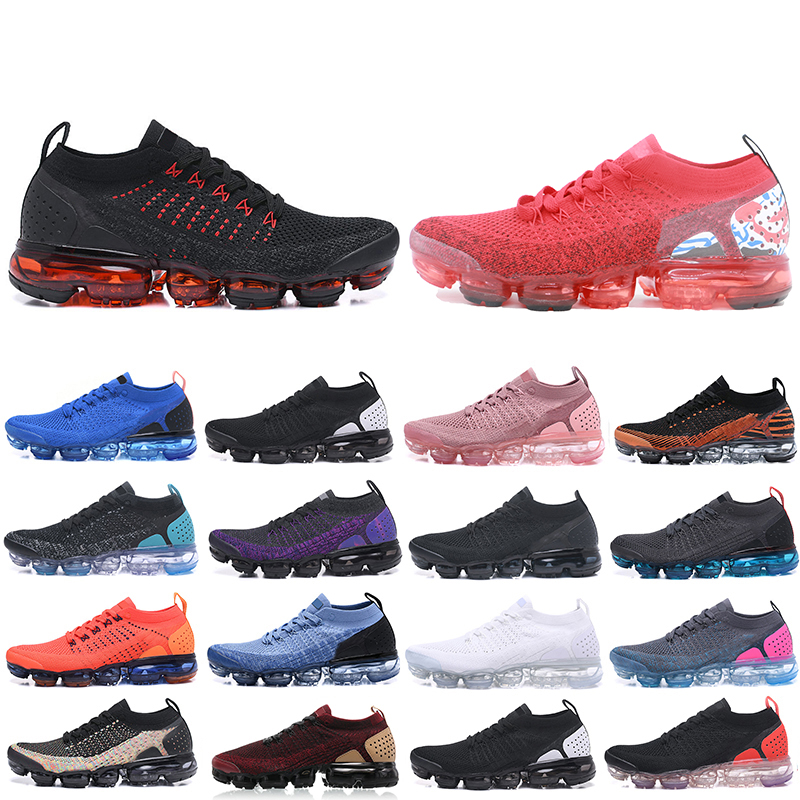 

Discount New 2018 Fly 2.0 Men Running Shoes triple black white Chaussures Laser Orange Women Mens Trainers zapatos Sports Outdoor Sneakers, Item 36-45 (8)