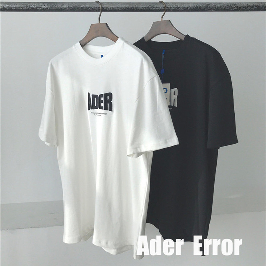 

2021 New 2021ss Error T-shirt Men Women Unisex 1:1 High Quality Front Ader Embroidered T-shirts Back Adererror Tee Tops Jqz4