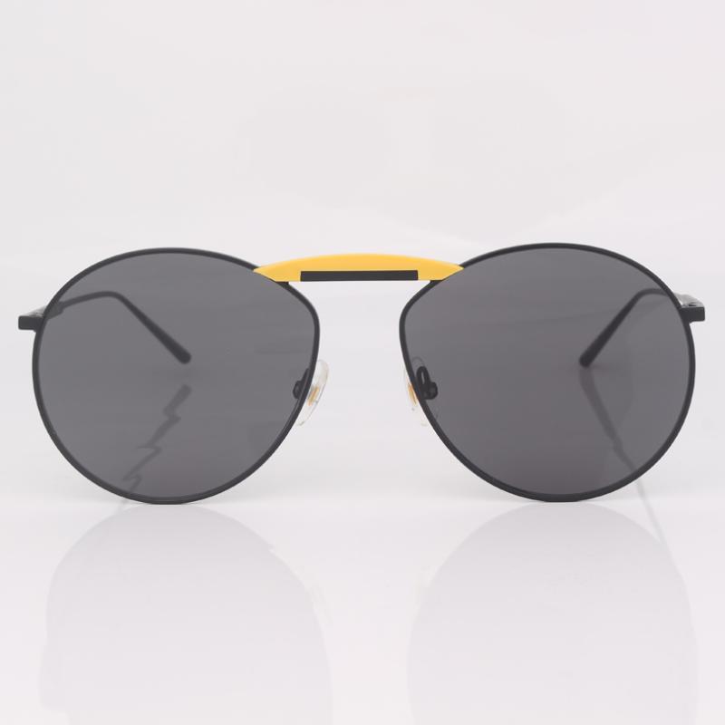 

metal frame fashion round sunglasses women,grey lens retro women eyewear