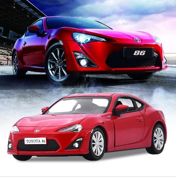 

Diecast toyota gt86 racing children door simulation alloy car model toy ornaments