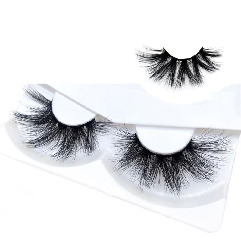 

Thick Long 3D Mink Lash False Eyelashes Wispies Fluffies Eye Makeup Tools Mixed Styles Handmade Criss-Cross False Eyelashes Indi