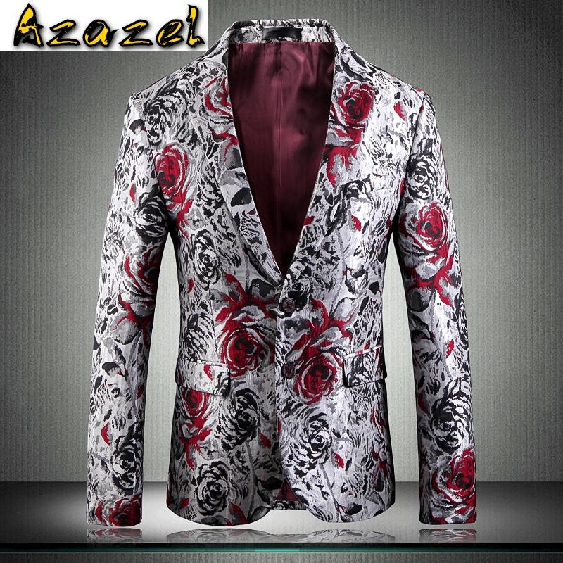 

Azazel Blazer Men Four Seasons British Fashion Urban Style Plus Size 5xl Blazer Pattern Fashion Casual Masculino Slim Fit, As pic