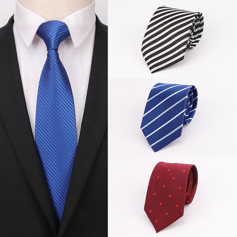 

Sitonjwly 8cm Men's Striped Ties for Men Women Polyester Neckties Bowtie for Men Banquet Wedding Groom Bow Ties Custom Logo