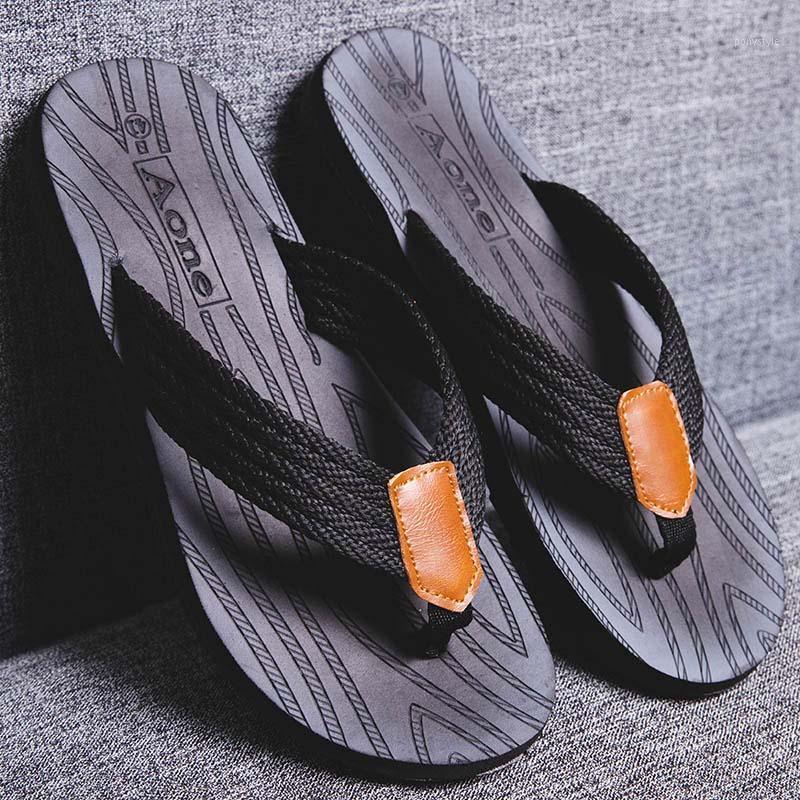 

Men Flip Flops Fashion Casual Shoes Non-slip Slides Bathroom Summer Sandals Soft Sole Flip Flops Men1, Gray