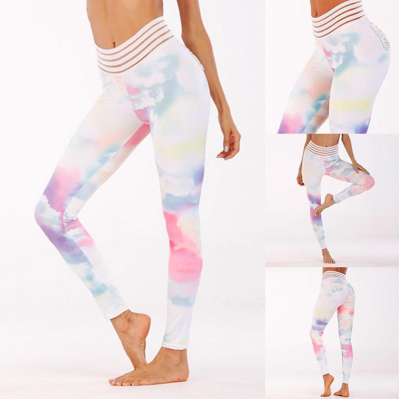 

Sexy Tie Dye Yoga Leggings Women Tights Seamless High Waisted Workout Leggings Breathable Quick-drying BuLifting Yoga Pants1