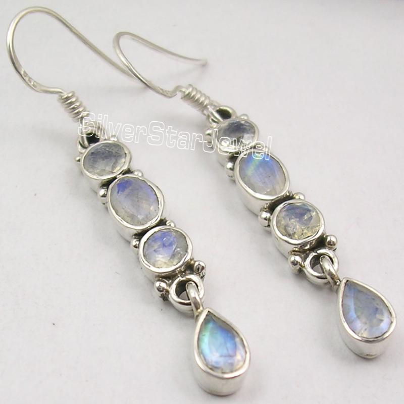 

Chanti International Pure Natural MULTISTONES Multicolor Amazing Gorgeous Earrings 4.7 CM