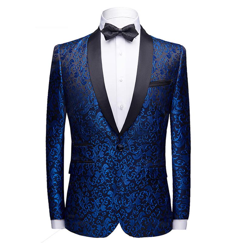 

Men's Suits & Blazers High-end Brand Mens Fashion Boutique Formal Business Suit Jacket Male Blazer Groom Wedding Dress Stage Performance Cos, White;black