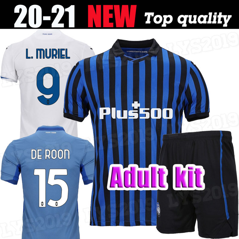

adult kit 20/21 Atalanta soccer jerseys 2020 2021 Home .MURIEL COMEZ DE ROOM GOSENS Soccer Shirt ILICIC MANCINI football uniform