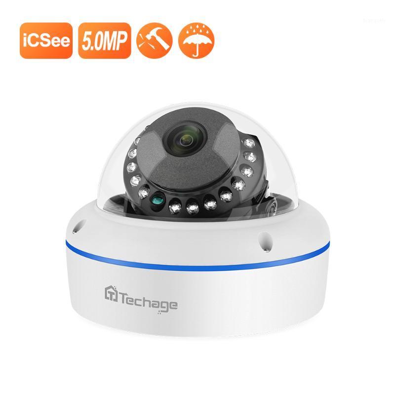 

Techage Super HD 5MP 2MP POE IP Camera Vandalproof Indoor Dome CCTV Camera Microphone P2P Video Surveillance ONVIF 48V PoE1