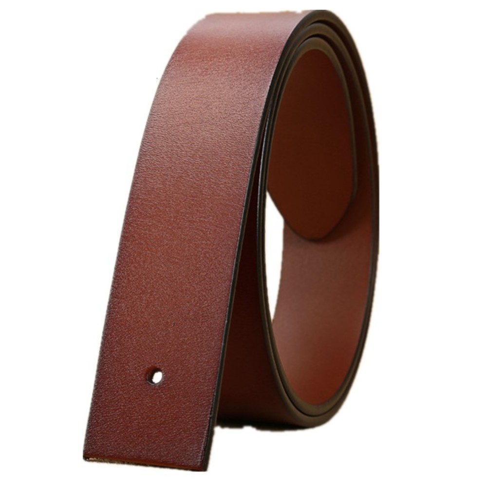 

5 inch double leather belt for men and women, Black
