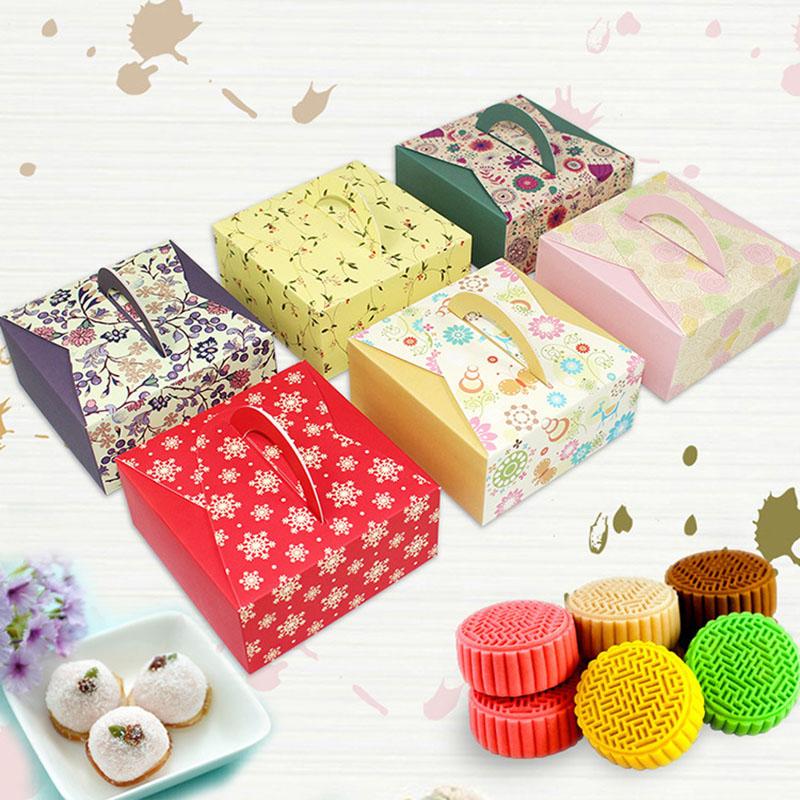 

Flower Cake Box Cookie Package Cake Cupcake Box Cardboard Candy Bag For Party Packaging For Wedding Party Favors Gifts