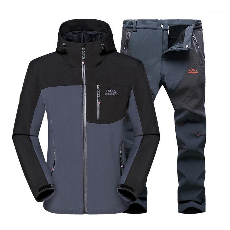 

LoClimb Men's Outdoor Hiking Jackets Men Camping Softshell Jacket Waterproof Windbreaker Coat Male Autumn/Winter Jacket AM4081, Army green