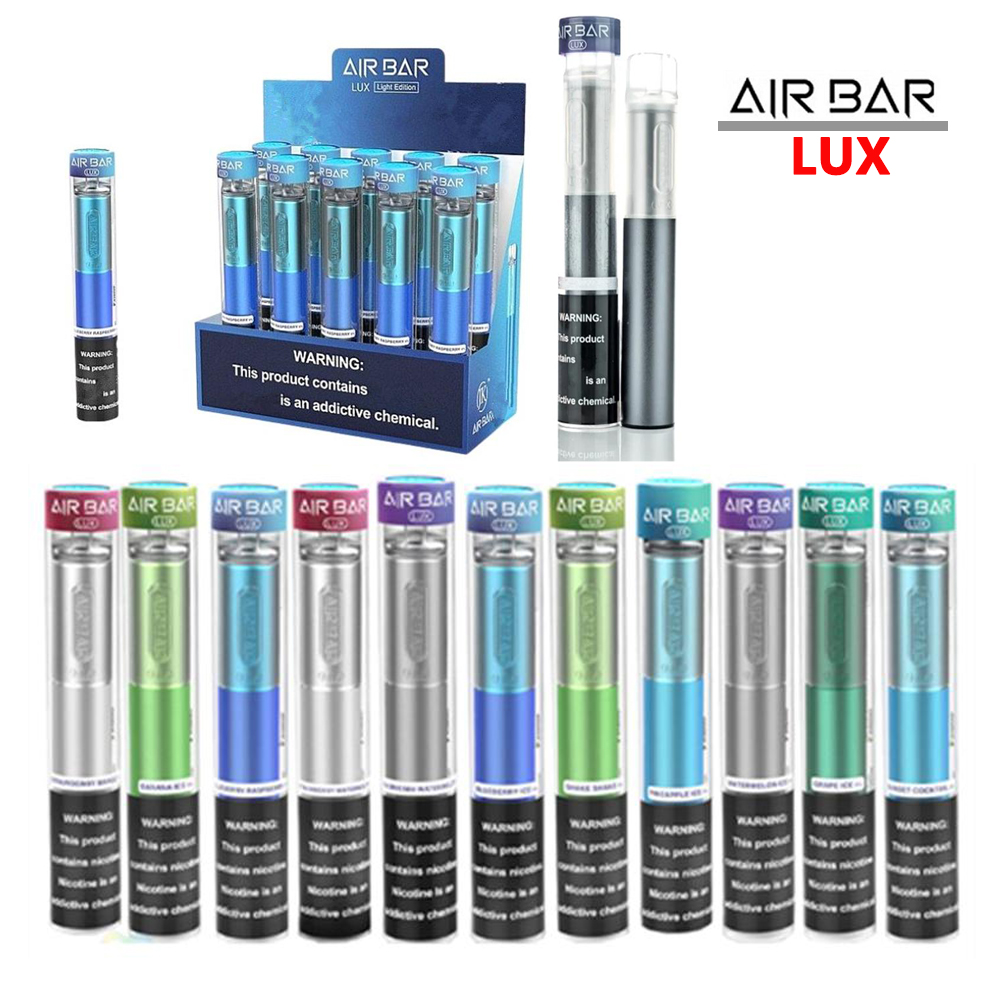 

In Stock!Air Bar Lux Disposable Device Built-in 500mah Battery 2.7ml Vape Pods 1000 puffs Dab Pen Starter Kit vs Puff bar XXL Pro Max