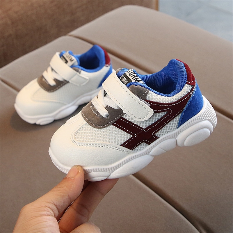

Kids Children Sneakers Spring Baby Girls Boys Casual Children Outdoor Shoes Soft Bottom Non-slip Comfortable Mesh Shoes 201113