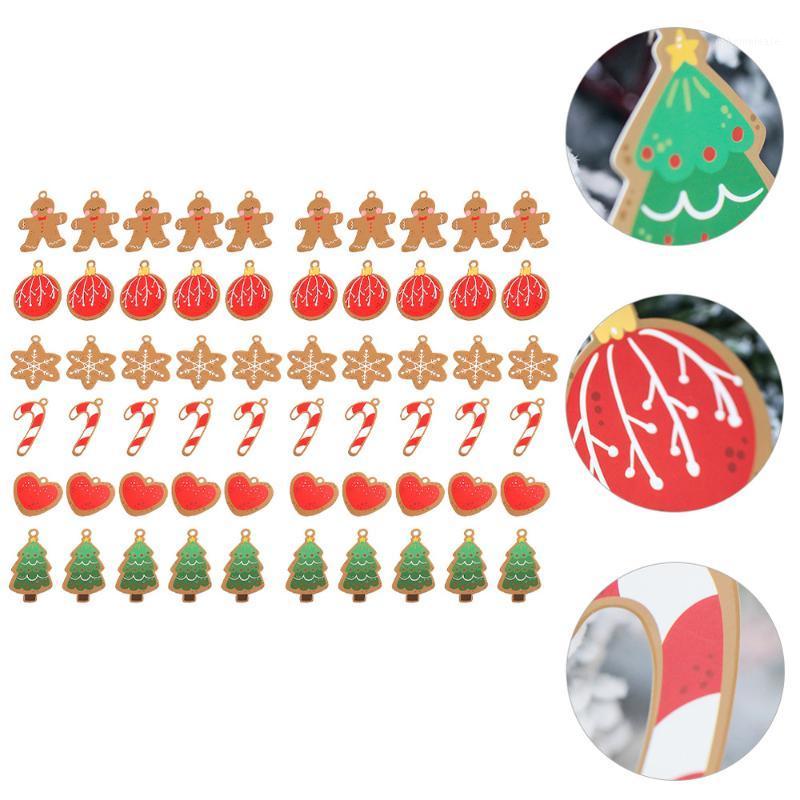 

60pcs Christmas Paper Card Lovely Christmas Themed Mini Greeting Card Festival Wish1