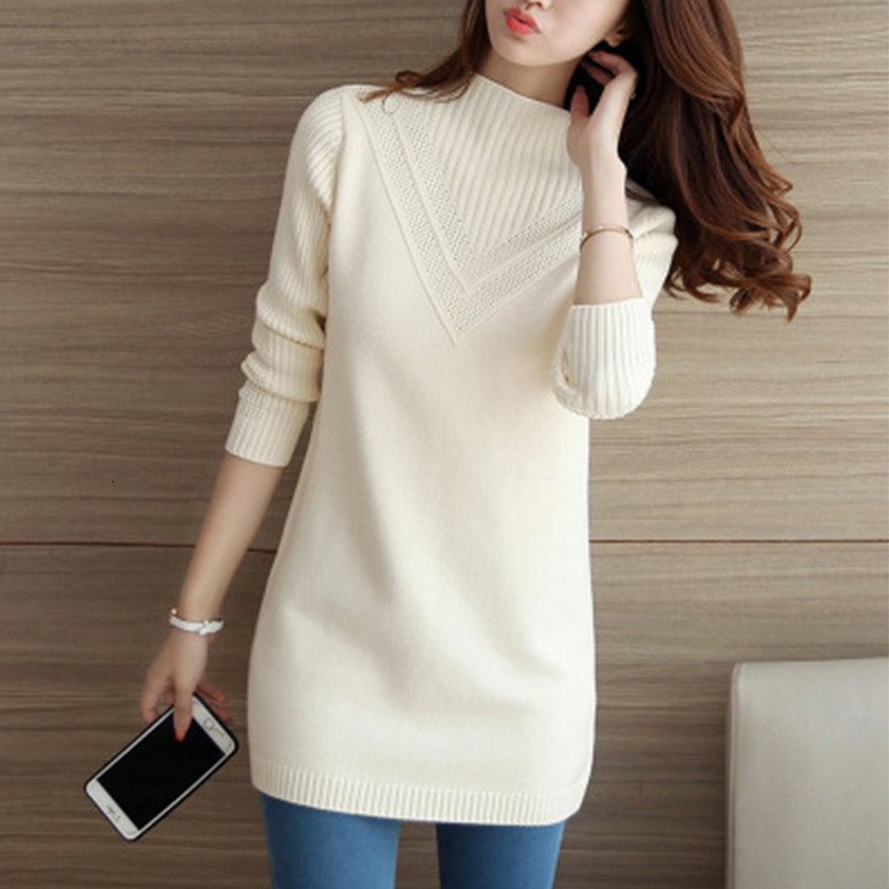 

2021 New Female Sweater Half Turtleneck High Autumn Thick Winter Long Sleeve Casual Ladies Knit Shirts for Women Y06x, Games