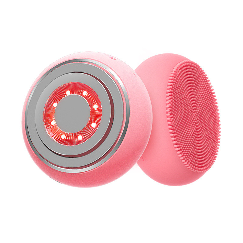 

Beauty Facial Vibration Face cleanser Scrubber Silicone Cleansing Brush Imported Beauty Instrument Facial Massage Skin Rejuvenation device