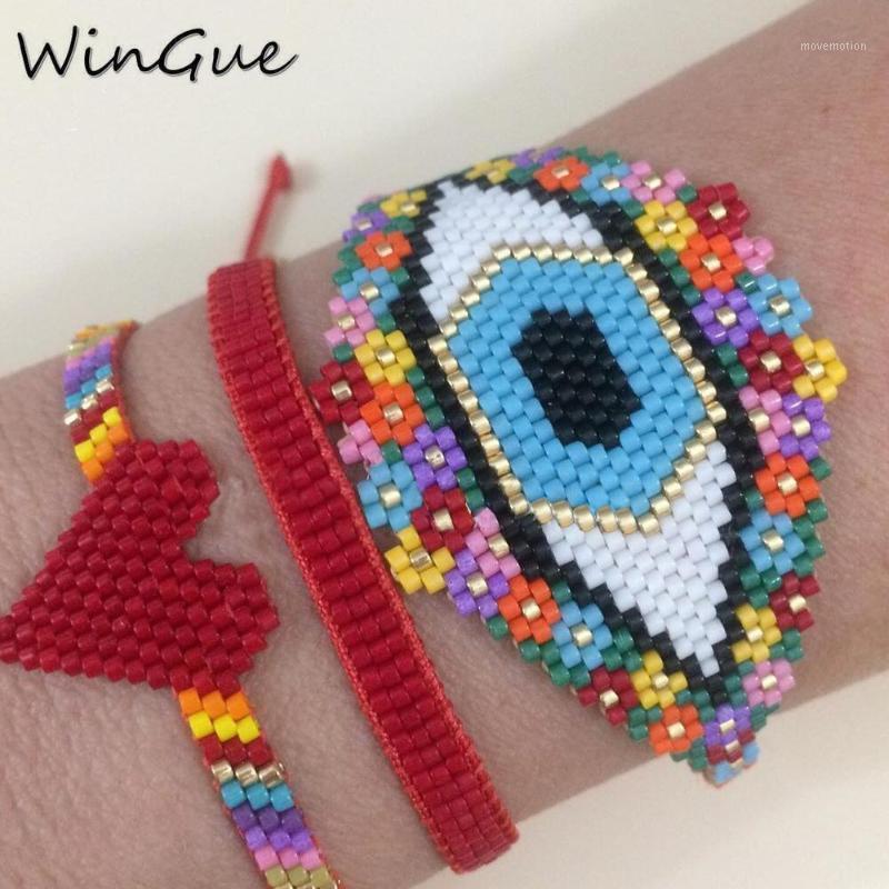 

Turkish Evil Eye Bracelet MIYUKI Bracelet Boho Chic Jewelry Women Lucky Eye 2020 Newst Handmade Beads1