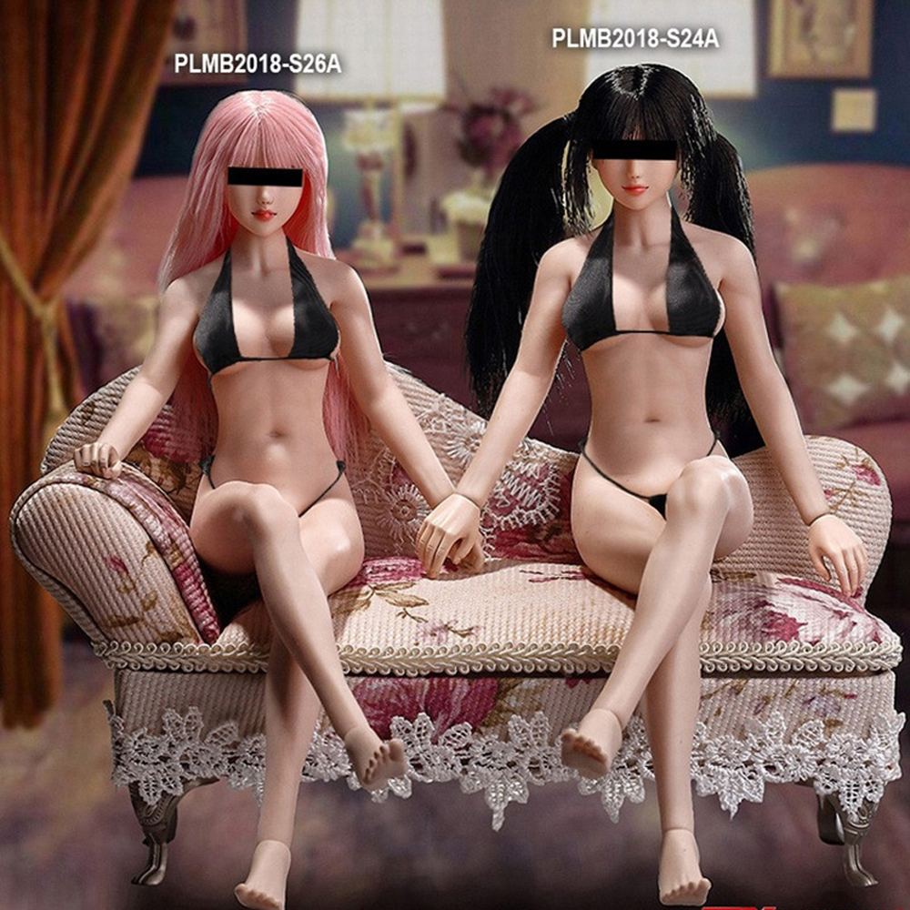 

1/6 Super Flexible Female Seamless Petite Body S24a/ 25b / 26a /27b for Lolita Athena Head 1/6 Pale Color Phicen Tbleague X0121, Kt005