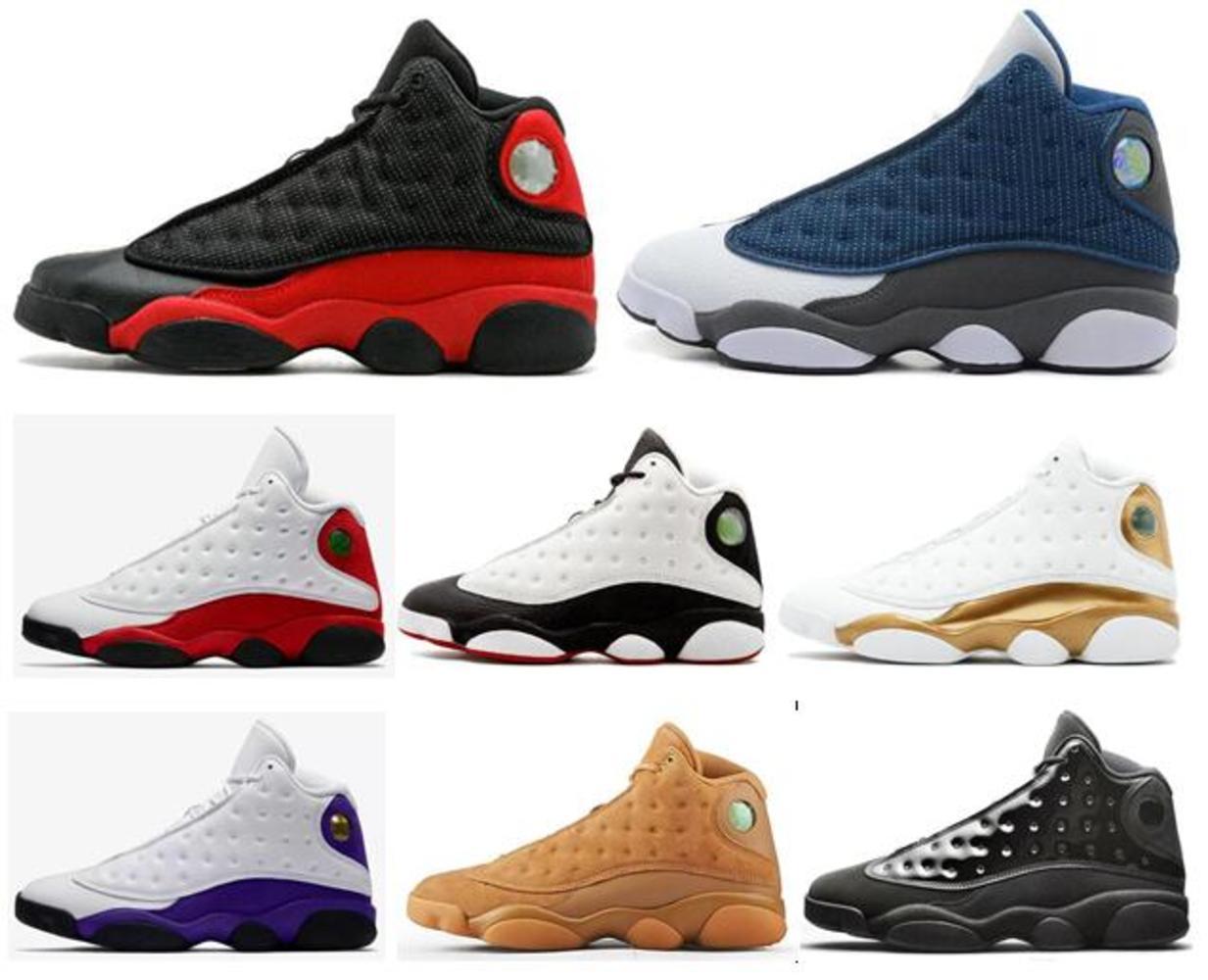 

Mens High Quality 13 13s Lakers Rivals Bred Chicago Flint Cap And Gown He Got Game Basketball Shoes Sports Sneakers New