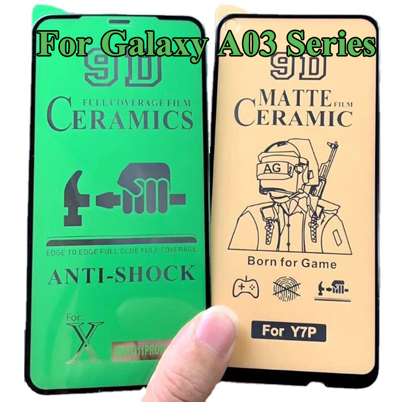 

9D Ceramics Film Matte Screen Protector Shield HD Proof Protective Premium Full Cover For Samsung Galaxy A03 A13 A23 A33 A53 A73
