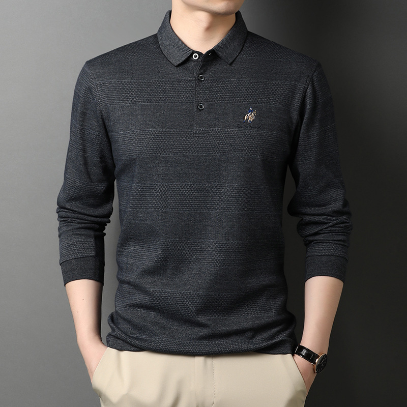 

2021 New Fall-style Male Casual Long Shirt Base Fashion Flow Fine 1yxb, Red