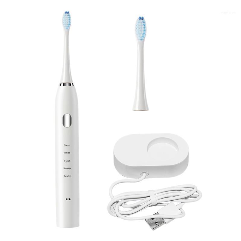 

Electric Toothbrush Powerful Cleaning Rechargeable Toothbrush IPX7 Waterproof Included1
