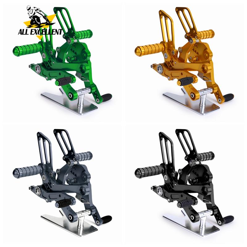 

For Rearset Ninja 400 250 CNC Adjustable Rear Sets Shift Footrests Foot Rest Pegs Pedal Ninja400 Ninja250 2020 2020