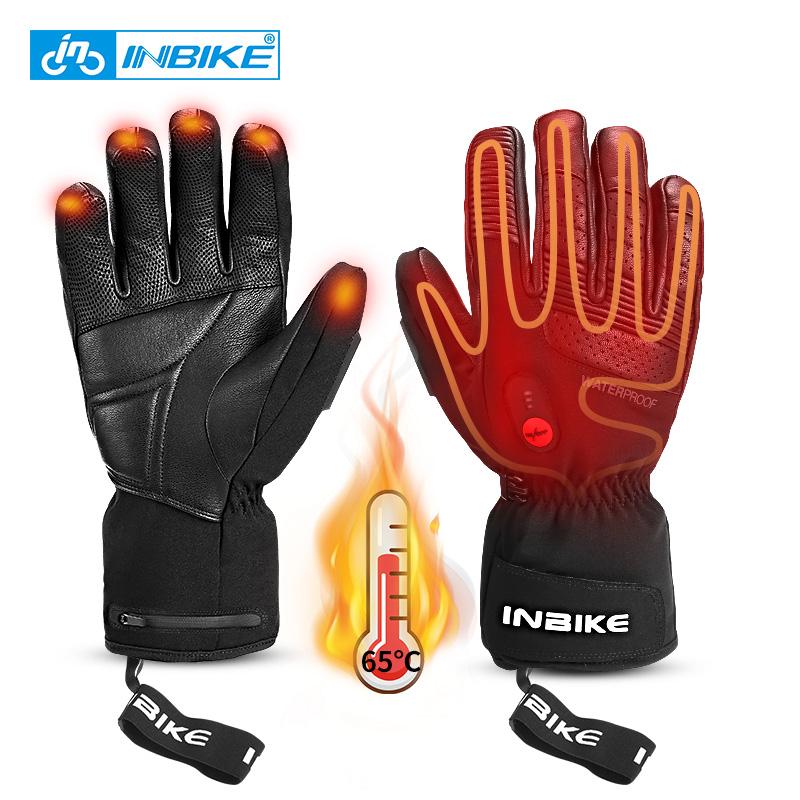 

INBIKE USB Rechargeable Electric Heating Gloves Winter Ski Gloves Thermal Waterproof Snowboard Snowmobile Motorcycle, Standard version
