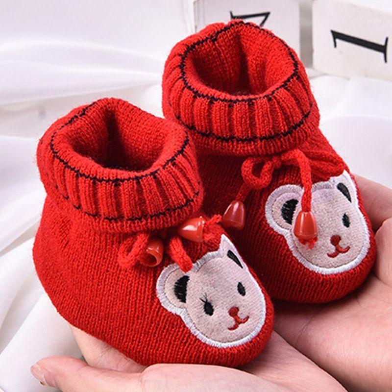 

Newborn Baby Boy Girl Boots Soft Bottom Anti-slip Shoes Bootie Infant Toddler Prewalker Autumn Winter Baby Cartoon Shoes -6M1, 1a1