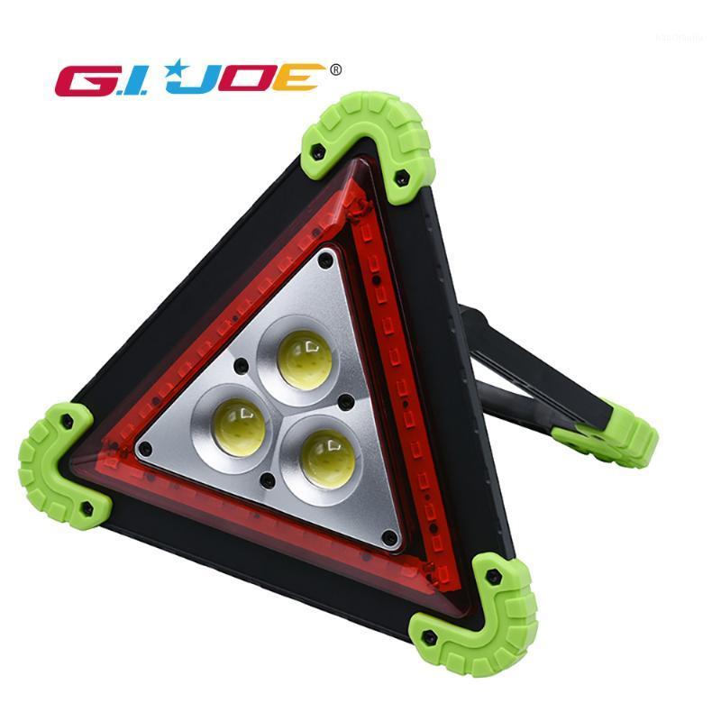 

GIJOE cob worklamp led power bank usb rechargeable waterproof usb rechargeable use 2*18650/3* battery plastic hook stand1