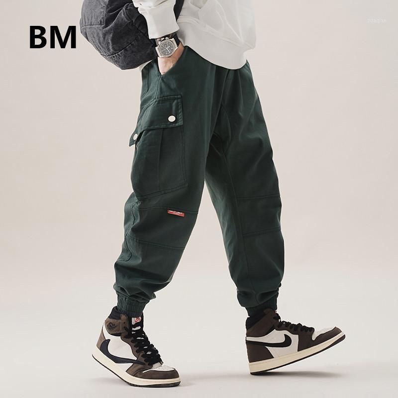 

2020 Korean Style Fashion Loose Sport Casual Pants Hip Hop Joggers Men Clothing Streetwear Cargo Pants Kpop Trousers Male1, Black