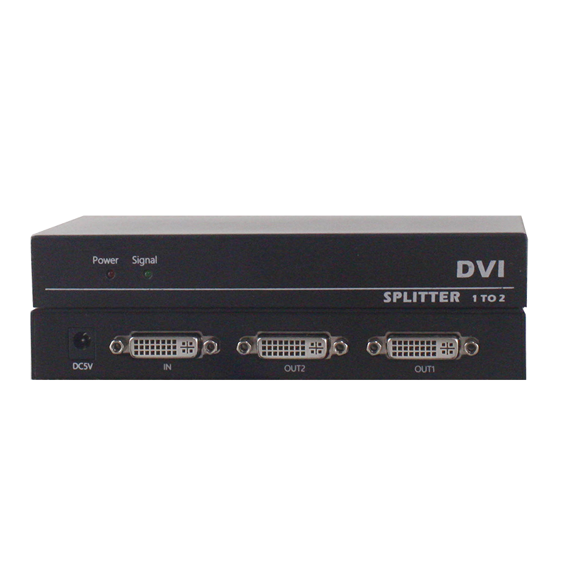 

DVI splitter 1 point 2 2 port HD 1 input output video point DVI split screen