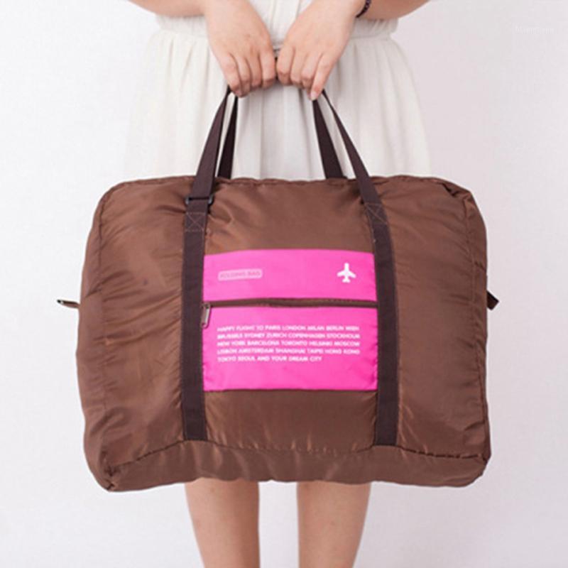 

Portable Foldable Travel Duffel Bag Women Waterproof Weekend Travel Tote Men Large Capacity Clothes Luggage Storage Organizer1, Rose