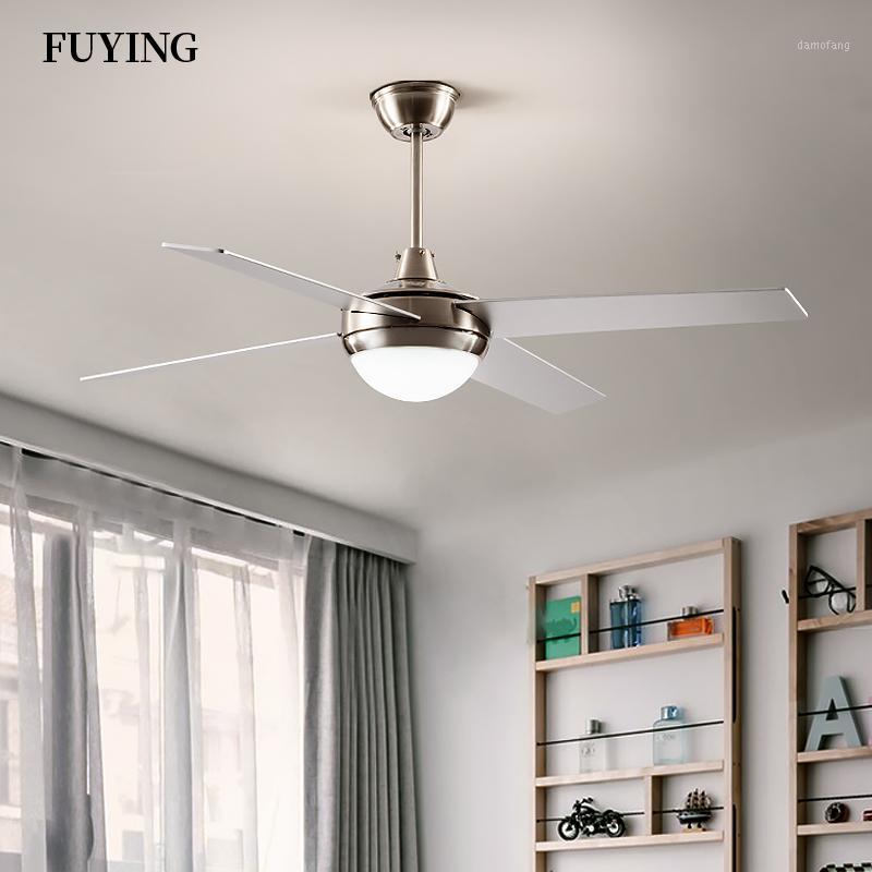 

4 Blades Indoor Ceiling Fan Lamp Dining Room Bedroom Silence LED Lamp Modern Living Room Home Electric Fan Ceiling Light1