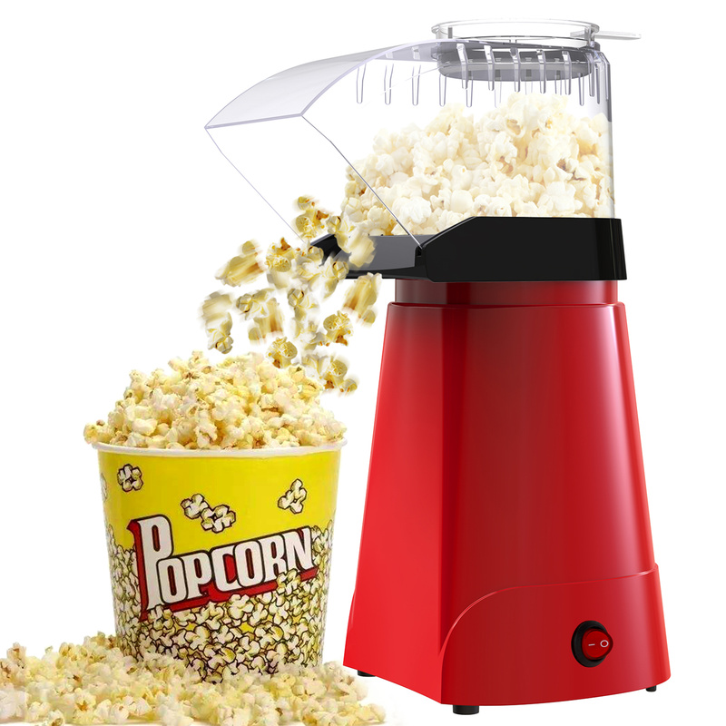 

New Design Creative Automatic Machine Electric Heating Puffing Popcorn Machine Red