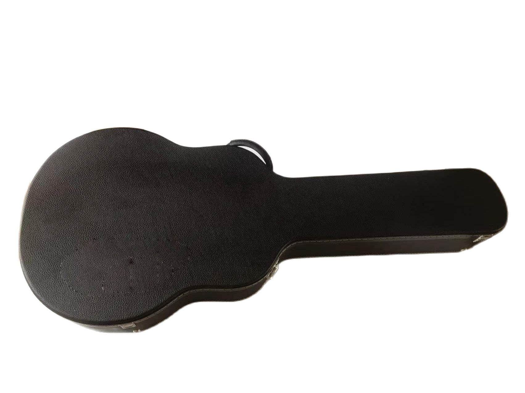 

Custom 41 inch Black Hard Classic Guitar Case Anti-shock Waterproof Stable For Semi Hollow Body JAZZ ES Series Guitar